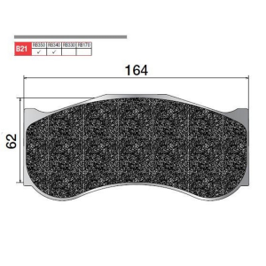Brembo Racing Belagsatz Nascar/GT wide annulus B2130350 / B21.30.350