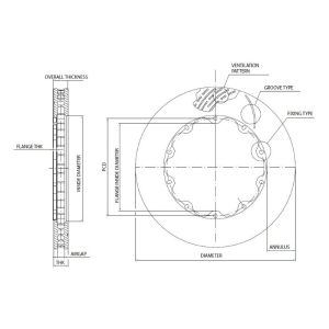 Brembo Racing Disc 380x35 (72V) 09A46465 / 09.A464.65