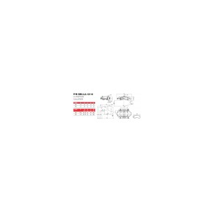 Brembo Racing 4 Kolben forged Sattel XB0L214